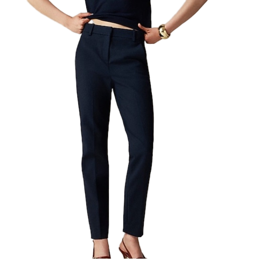 J. Crew High-Rise Cameron Black Ankle Pants - Picture 1 of 7